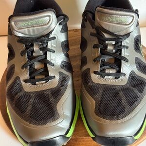 Nike Hyperfuse Black and Gray Athletic Shoes